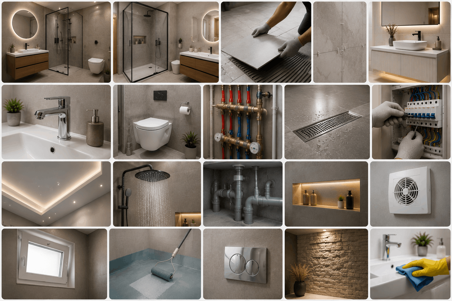 Banyo Tadilatı uygulama alanları