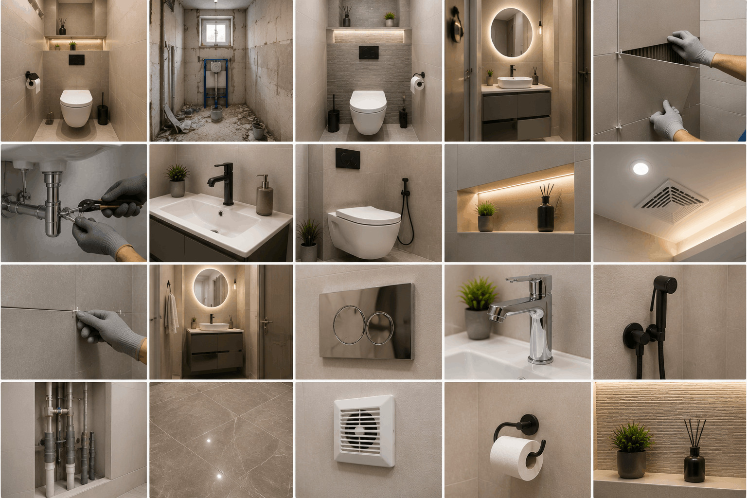 WC Tadilatı uygulama alanları